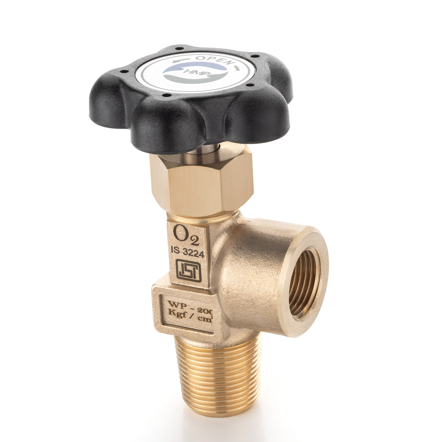 Oxygen (O2) Cylinder Valve Hand-Wheel Type
